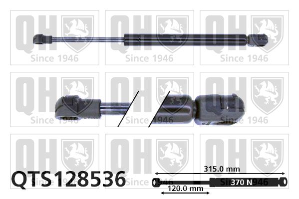 QUINTON HAZELL Газовая пружина, крышка багажник QTS128536